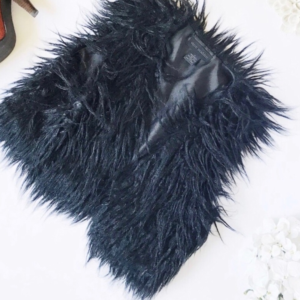 Steve Madden Faux Fur Vest